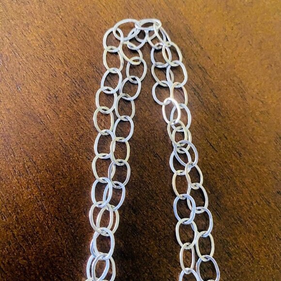 PROCHAIN Brand 100" Extra Long Sterling Silver 925 Link Chain Necklace - Picture 5 of 7